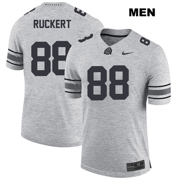 Ohio State Buckeyes Men's Jeremy Ruckert #88 Gray Authentic Nike College NCAA Stitched Football Jersey AV19S63AA